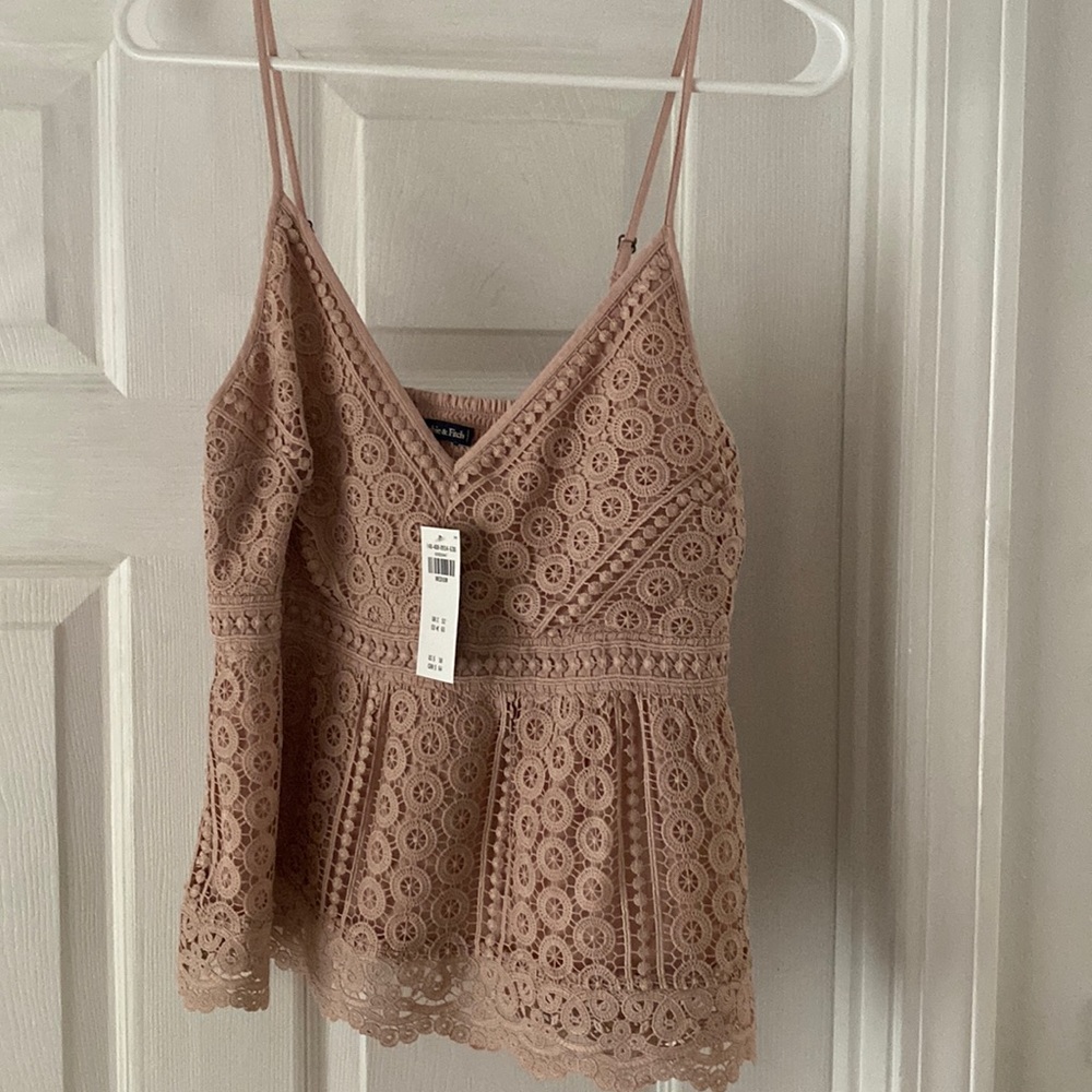 Abercrombie & Fitch pink tank size medium